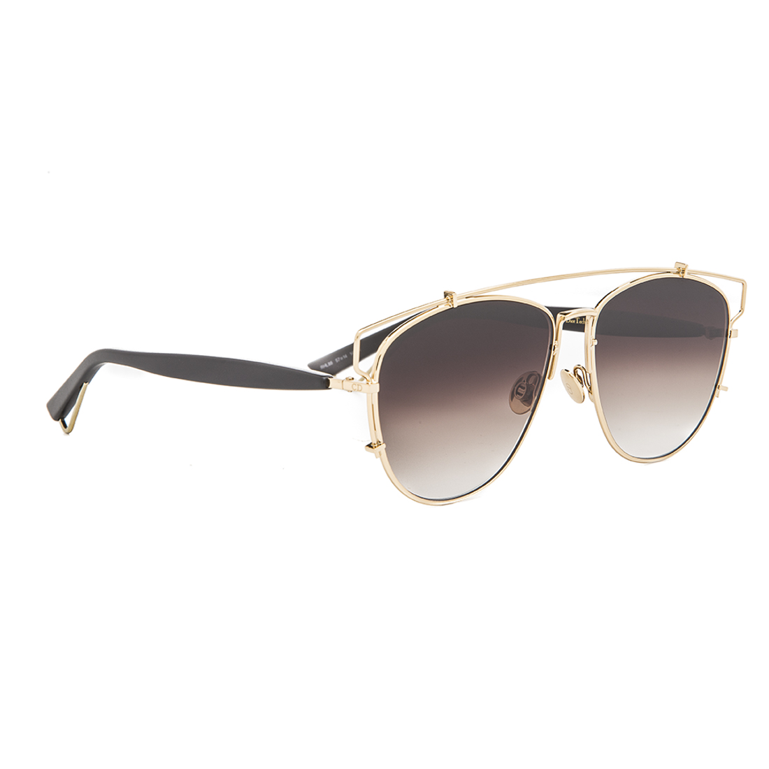 Dior Technologic Aviator Sunglasses RHL86 Gold Black Frame ...