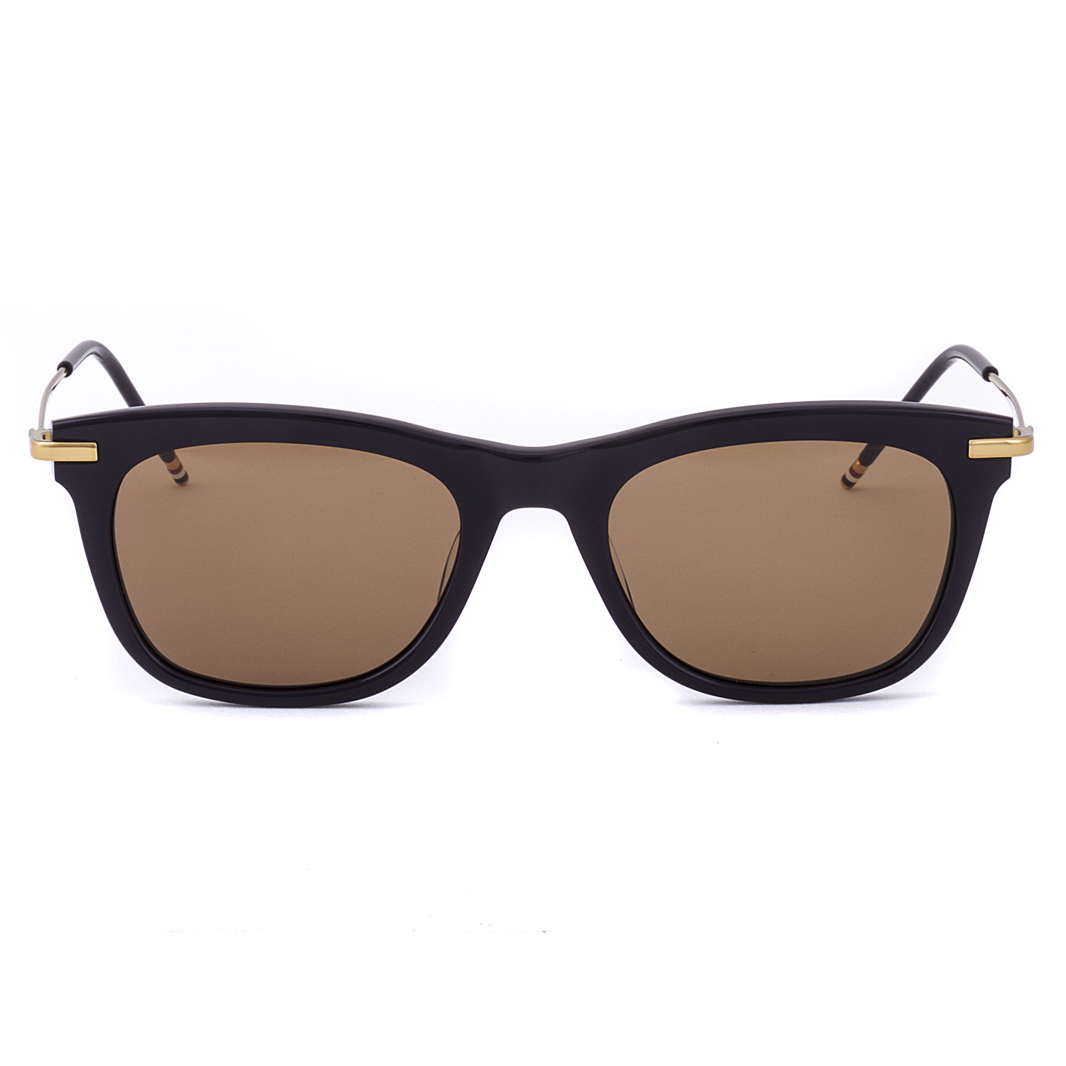 Thom Browne TB 712 C Wayfarer Sunglasses Navy & Gold Frame ...