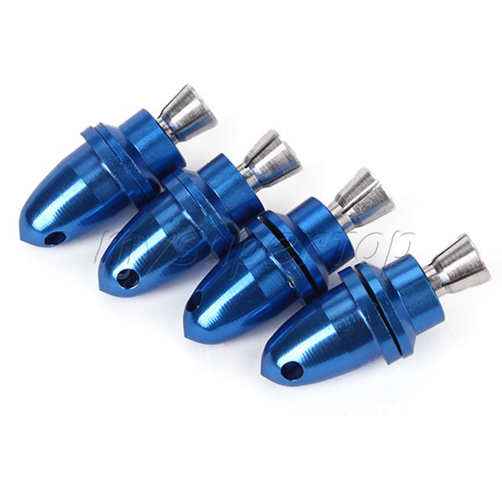 4pcs 5mm Motor Shaft Prop Fixed Pitch Propeller Adapter Blue Multi