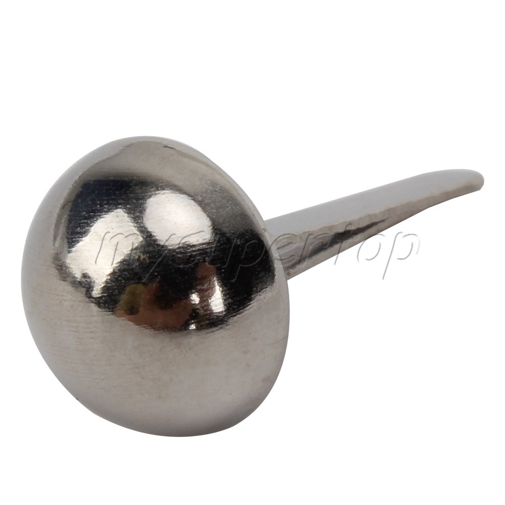 100pcs Silver Round Dome Upholstery Nails Tacks Studs Furniture