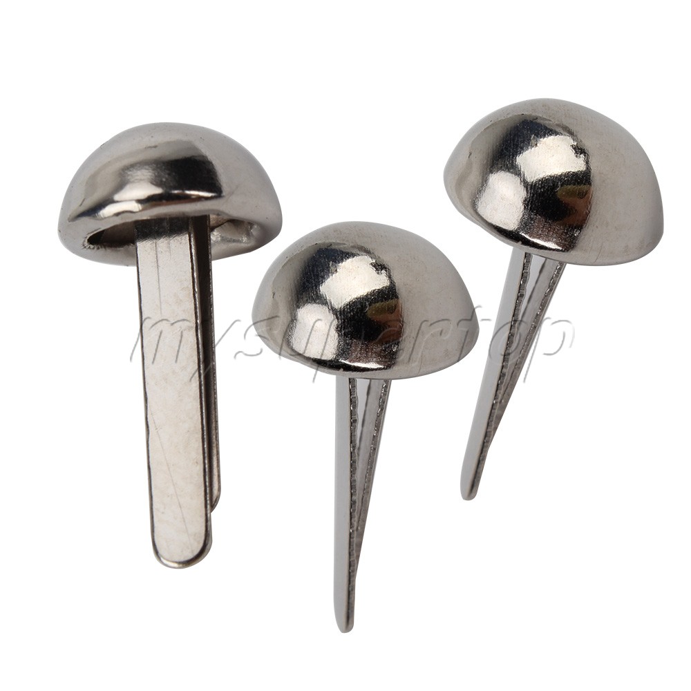 100pcs Silver Round Dome Upholstery Nails Tacks Studs Furniture