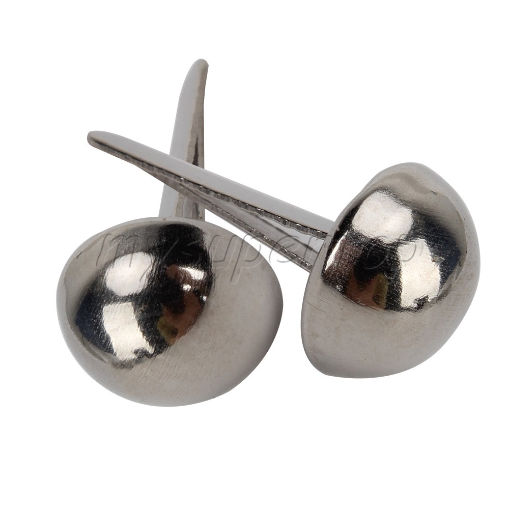 100pcs Silver Round Dome Upholstery Nails Tacks Studs Furniture