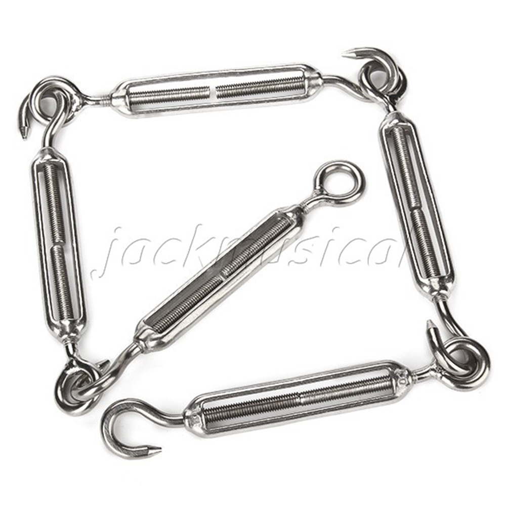 Wire Rope Cable M5 Hook Eye Turnbuckle Stainless Steel 304 Pack of 5 eBay