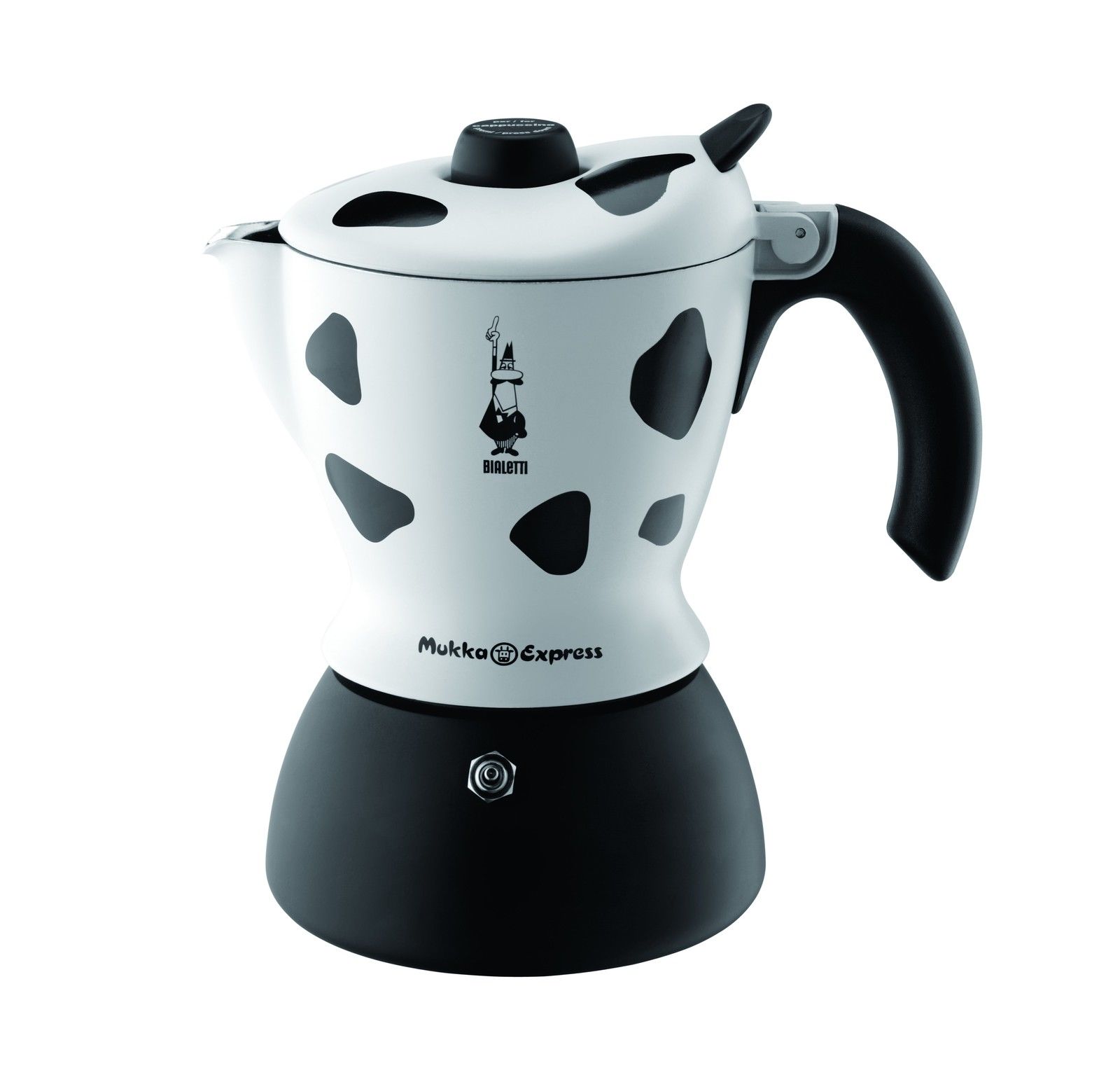Bialetti Mukka Express - Stove Coffee Maker w/ Milk Frother - 2 Cup ...