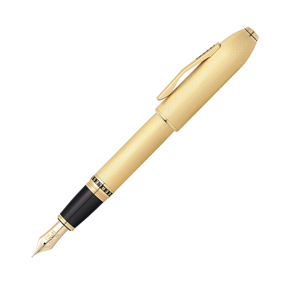 Cross Peerless 125 Fountain Pen 23K Heavy Gold Plate 18K Medium eBay