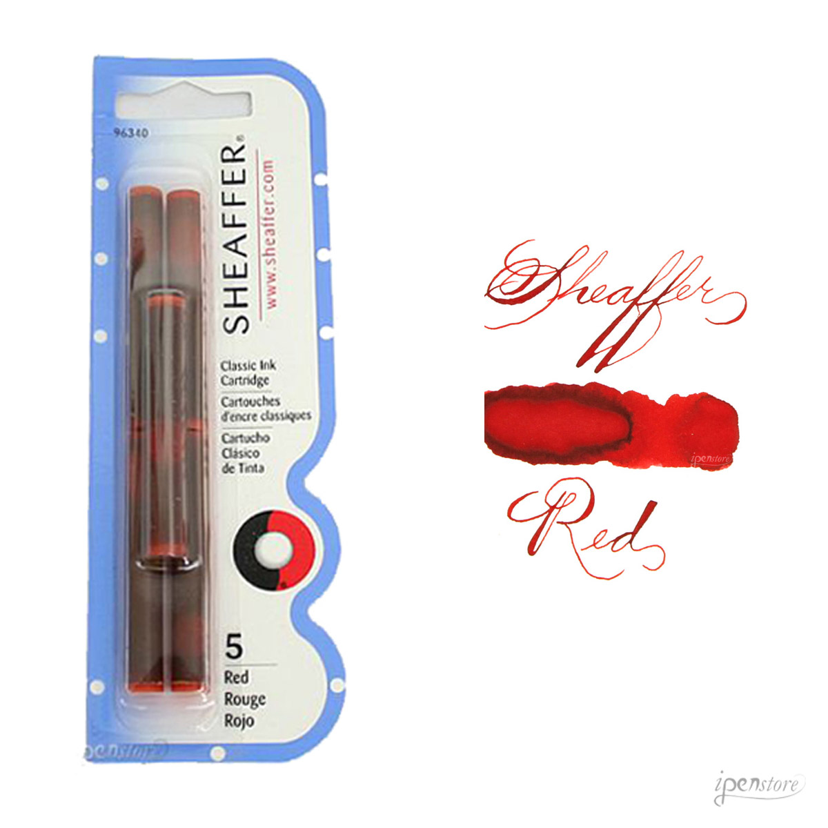 Red fountain pen ink cartridges Clearance
