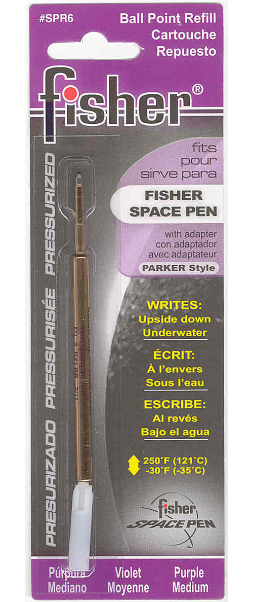 Fisher Space Pen Refill, SPR6, Purple Medium iPenstore