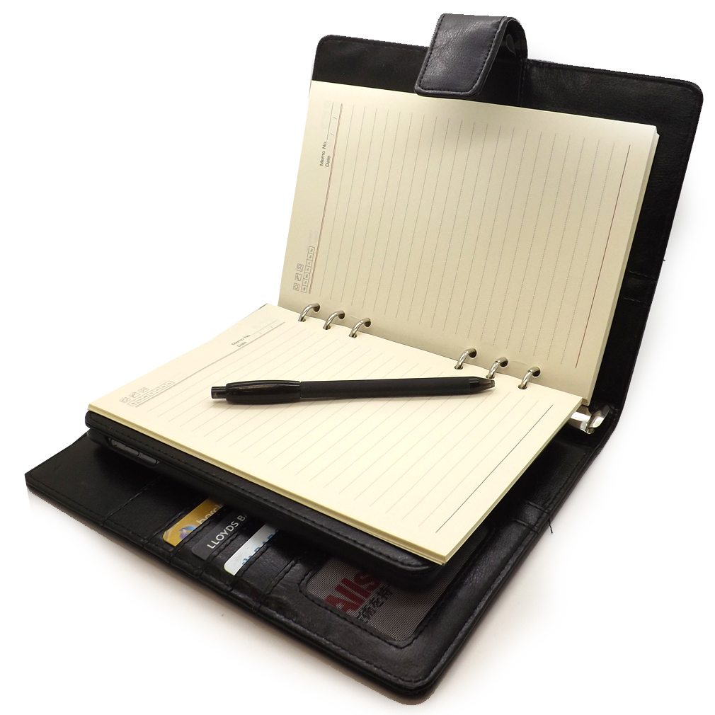 Allstarstek Portfolio Notepad Diary Leather Case Apple iPad 2/3/4 Mini