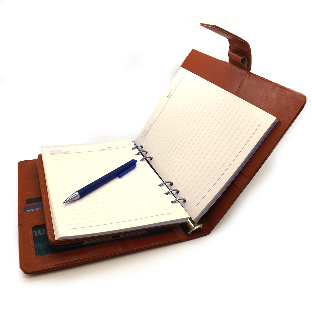 Allstarstek Portfolio Notepad Diary Leather Case Apple iPad 2/3/4 Mini