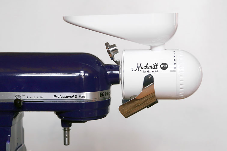 Mockmill KitchenAid White Metal and Ceramic Grain Mill Attachment eBay