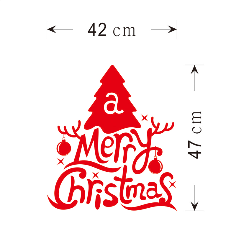 christmas tree merry christmas vinyl decor decal mural christmas tree merry christmas vinyl decor decal mural