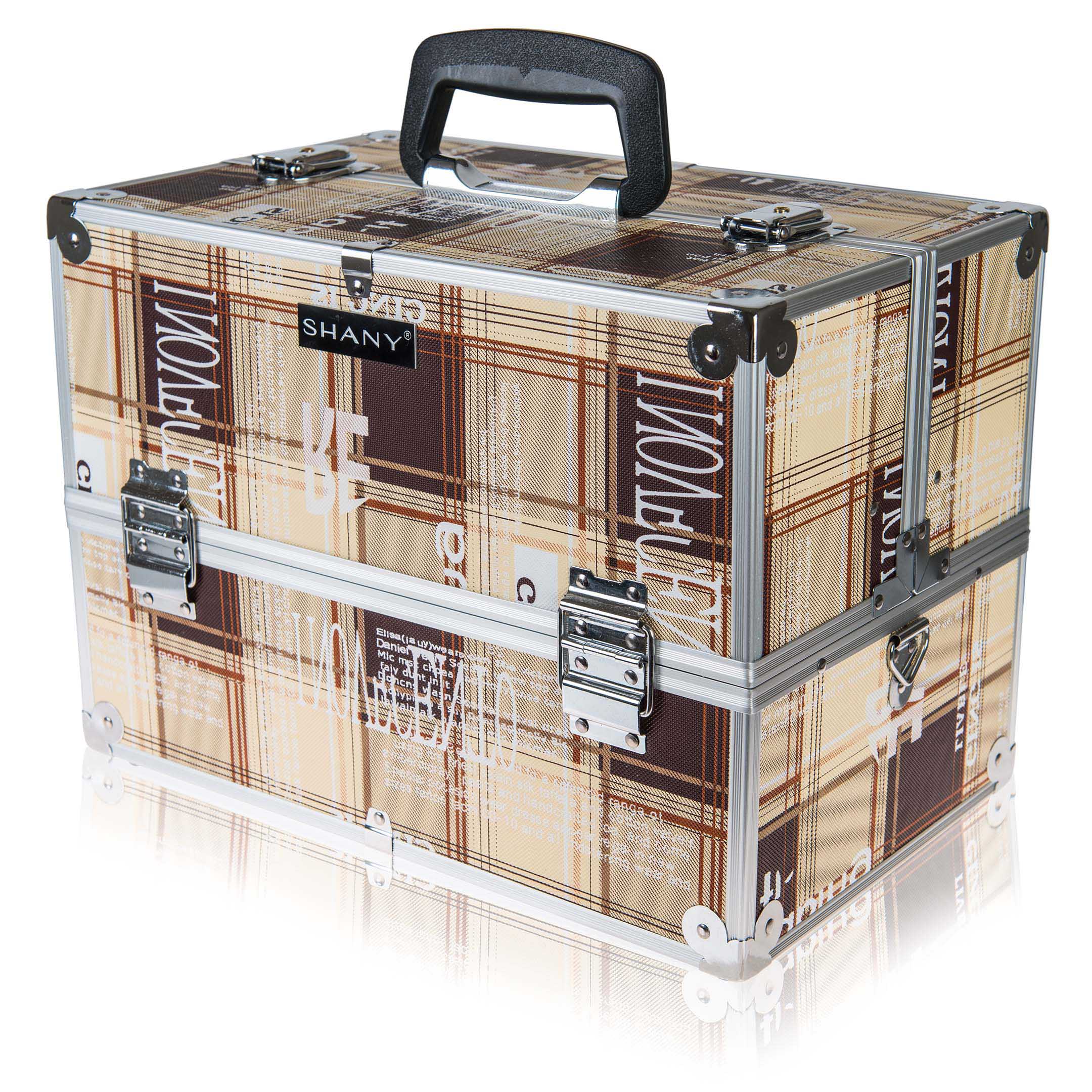 SHANY Essential Pro Makeup Train Case with Shoulder Strap and Locks eBay