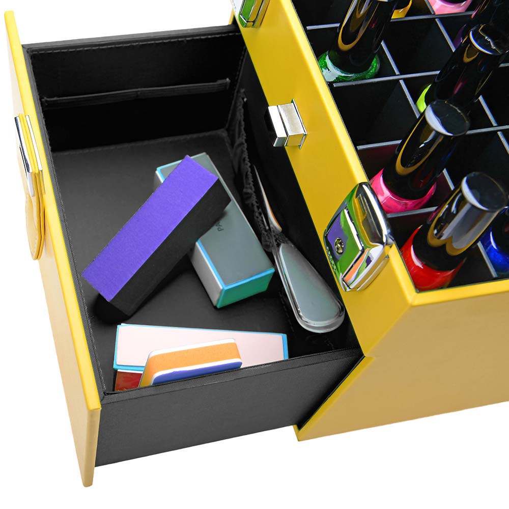 SHANY Color Matters Nail Accessories Organizer and Makeup Train Case