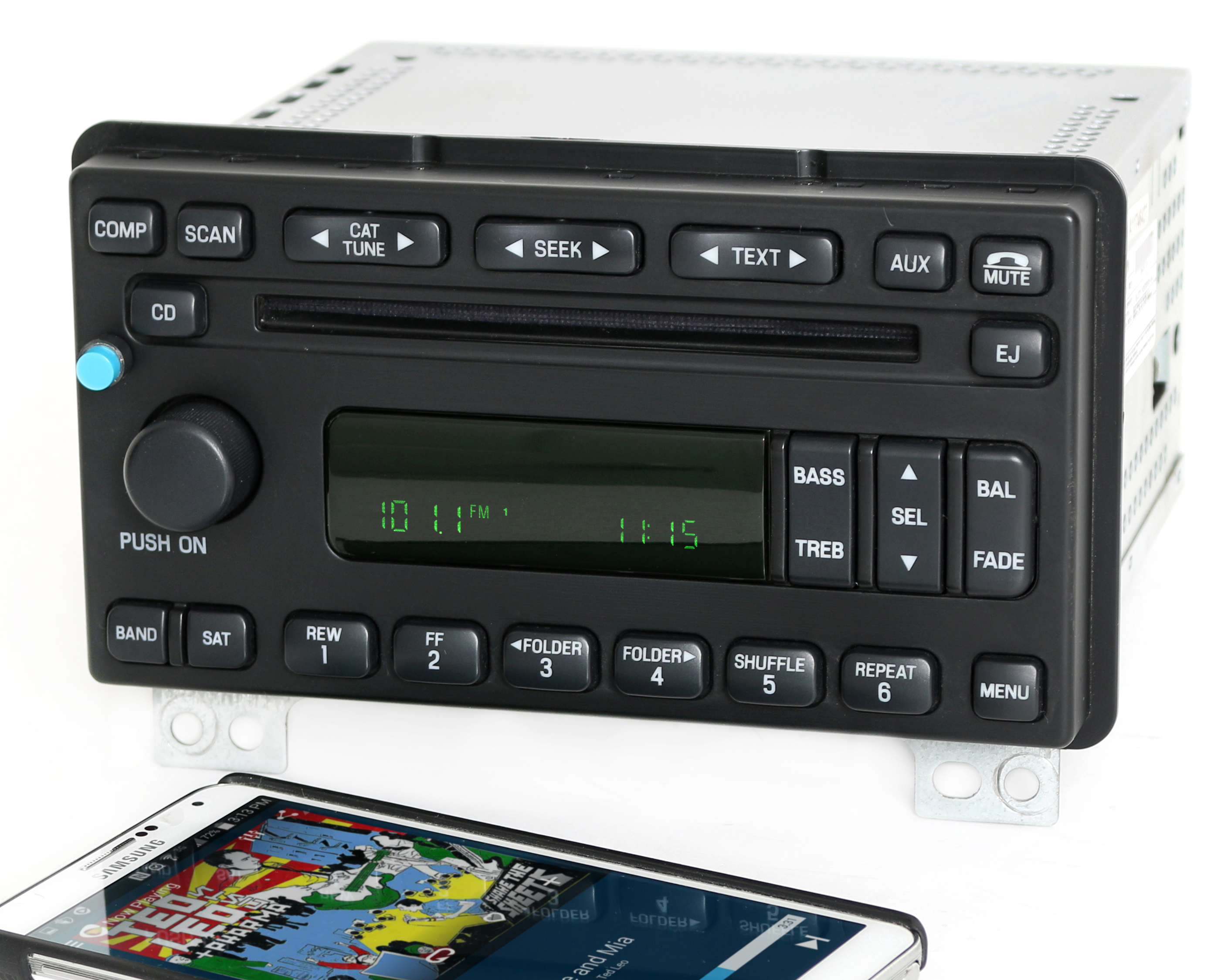 2005 Ford Explorer Mountaineer Radio AM FM CD w Bluetooth Music 5L2T