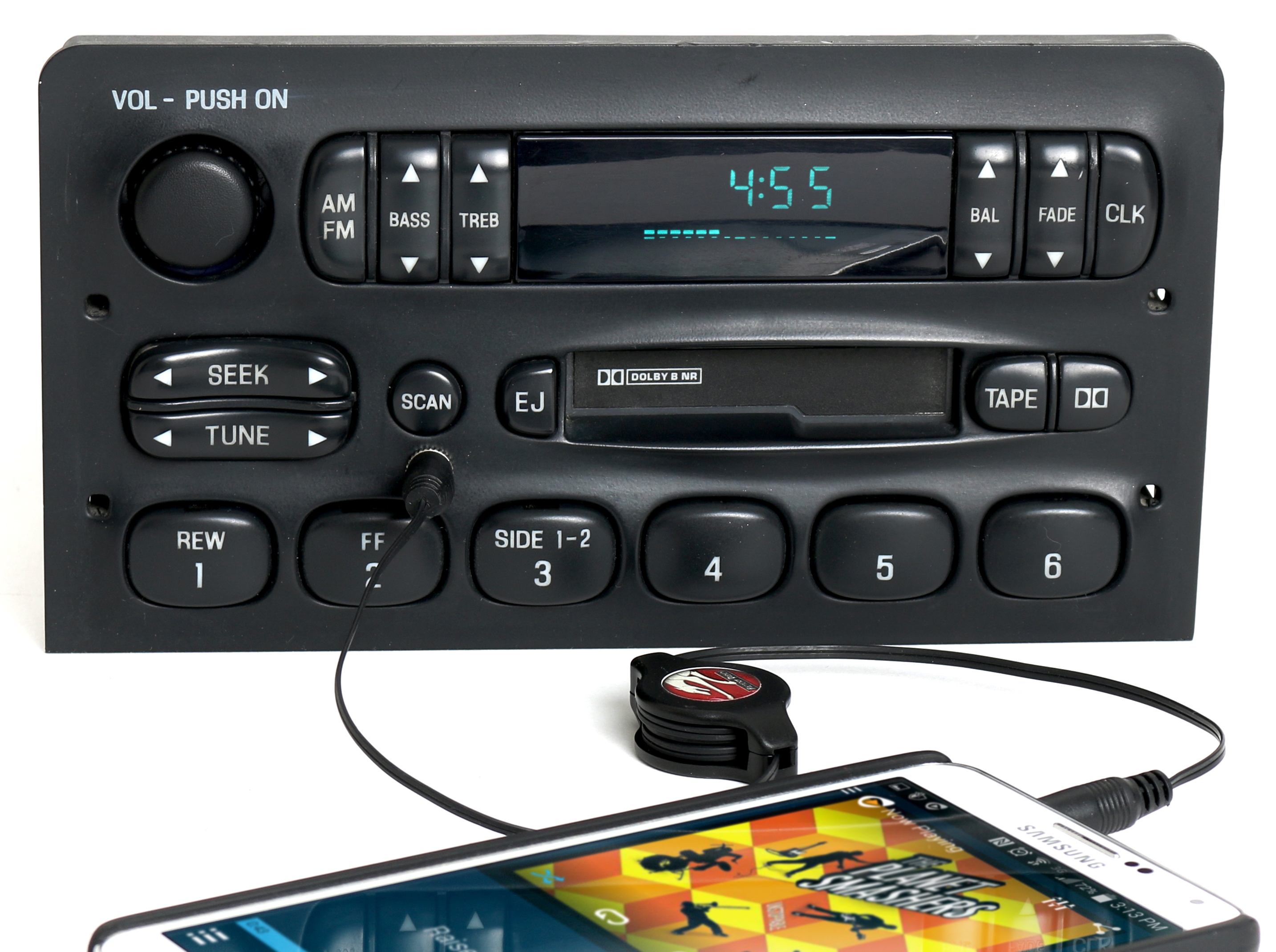Ford F150 F250 Expedition 1997-98 M100 Radio AM FM CS w Aux Input F75F-19B132-AA - 1 Factory Radio