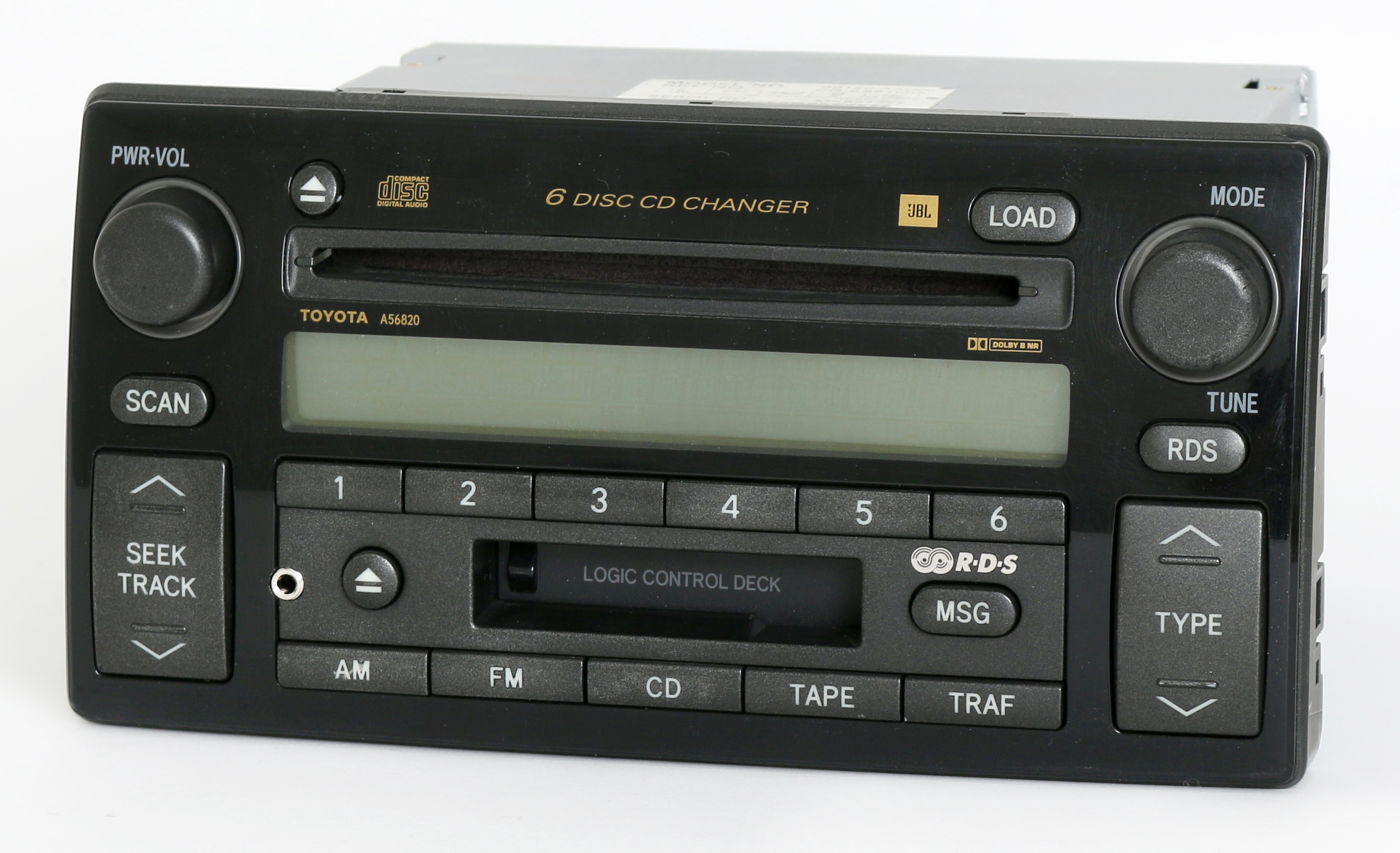 Toyota Camry XLE 2002-04 JBL Radio AM FM 6 Disc CD CS w Aux Input 86120