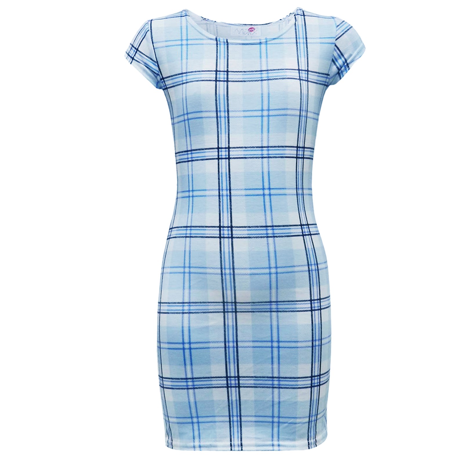 KIDS GIRLS TARTAN AZTEC FLORAL BODYCON MIDI & SKATER DRESS 7 8 9 10 11 12 13 Yr - Picture 18 of 26