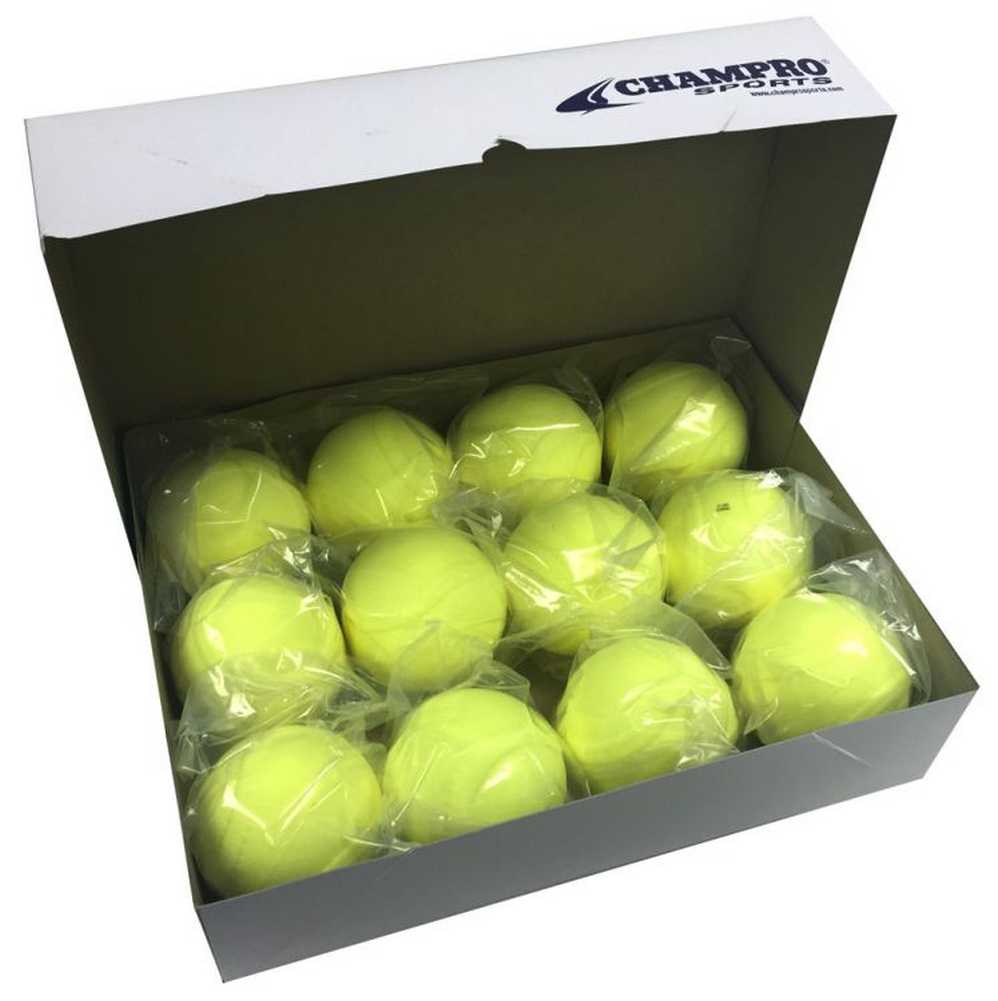 Champro Foam Pitching Machine Balls (Dozen) 12" Soft Foam Softball