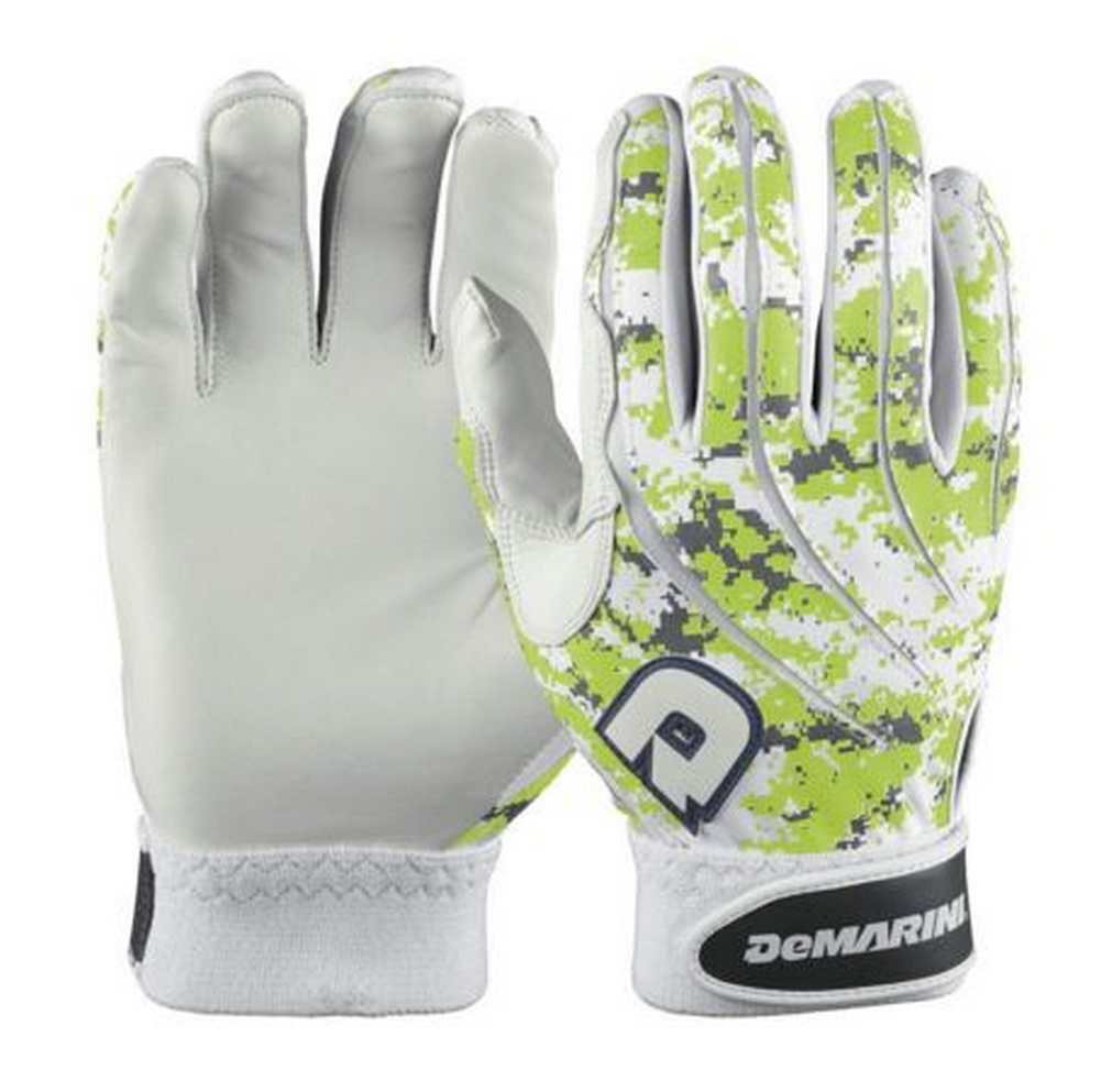 DeMarini Digi Camo Neon Green Baseball/Softball Mens Batting Gloves