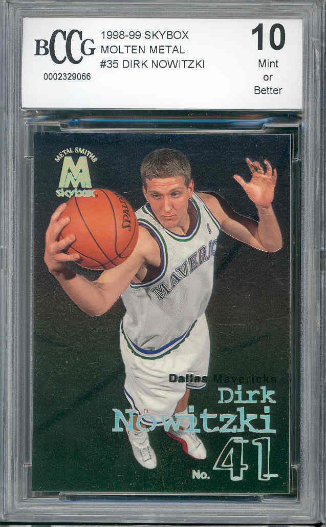 1998 99 Skybox Mm 35 DIRK NOWITZKI Rookie BGS BCCG 10 EBay