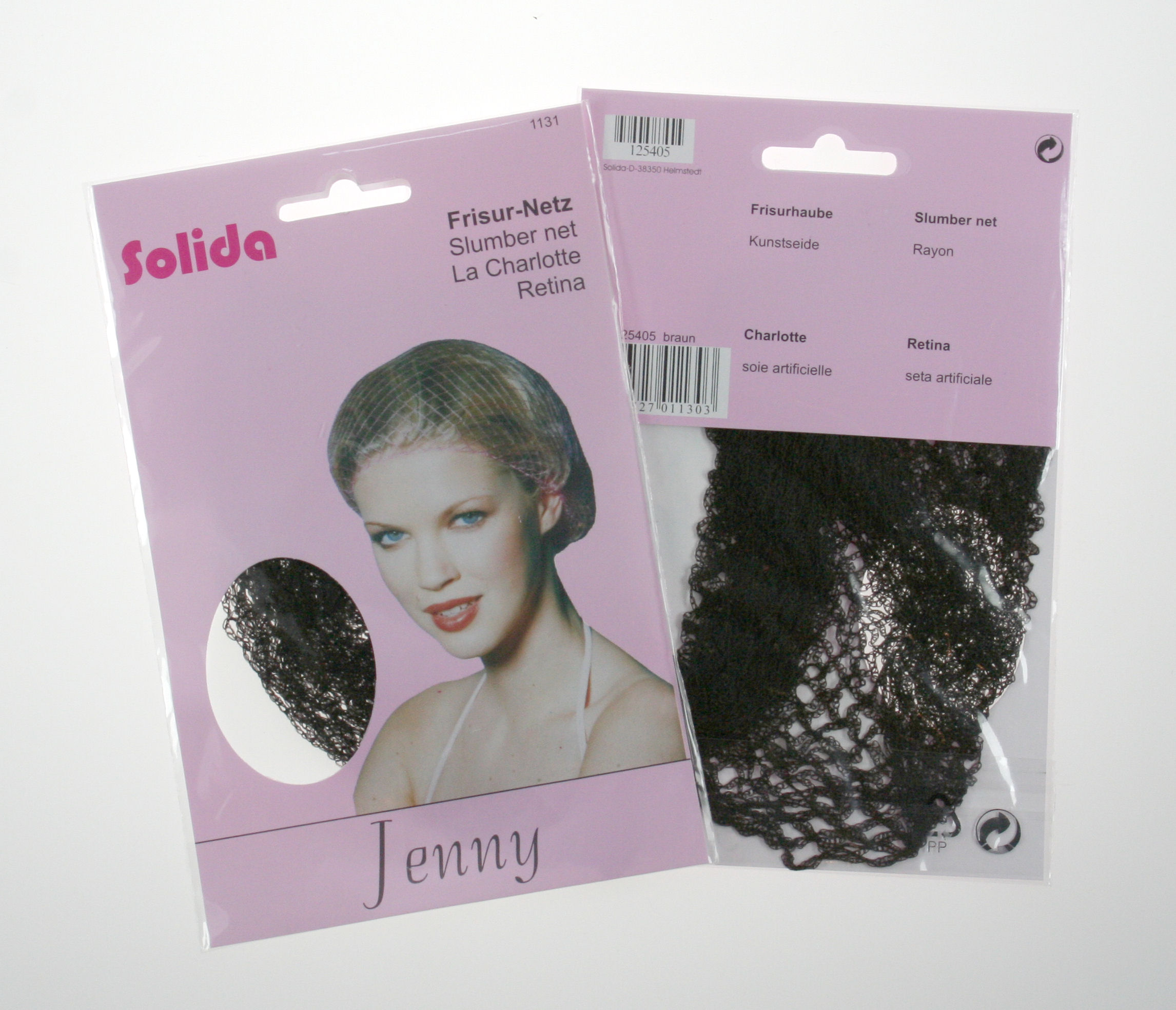 Brown Light Blue Pink Jenny Slumber Net 1131