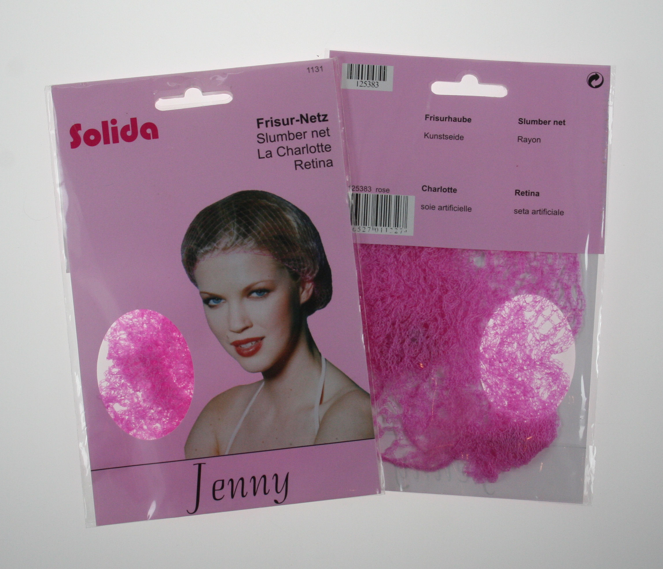 Brown Light Blue Pink Jenny Slumber Net 1131
