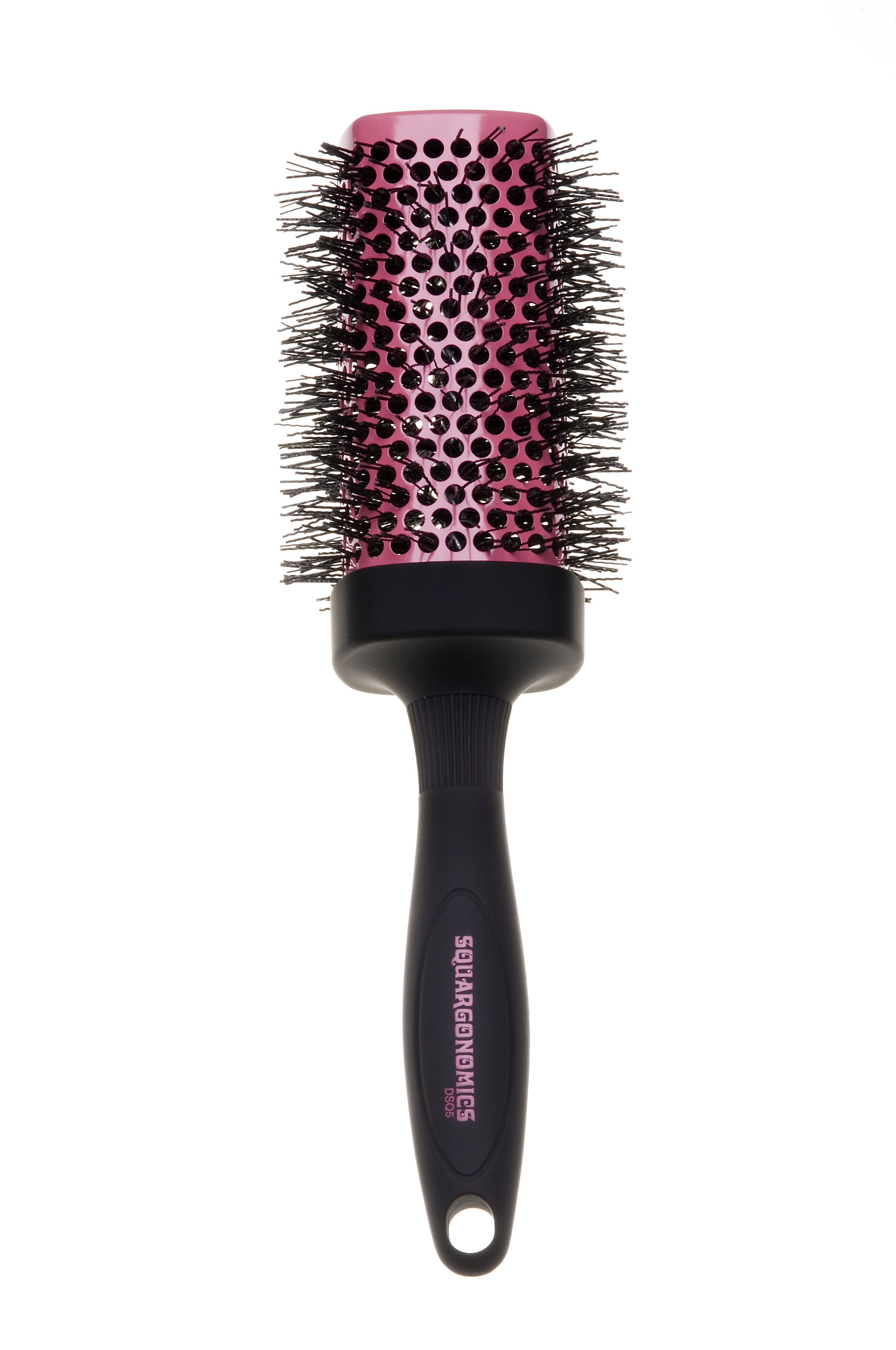 Denman Square Barrel Crimped Bristle Styling Volumising Gentle Hair