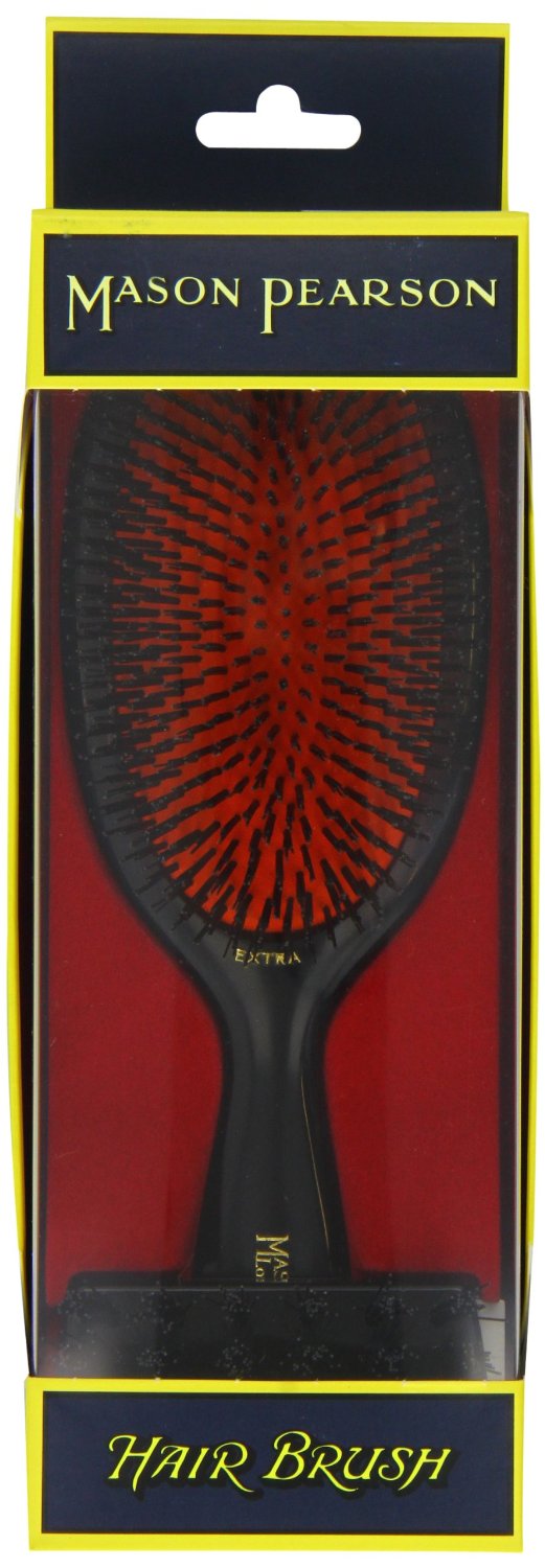 Mason Pearson B1 Extra Large Pure Boar Bristle Fine Hair Brush, Cleaner