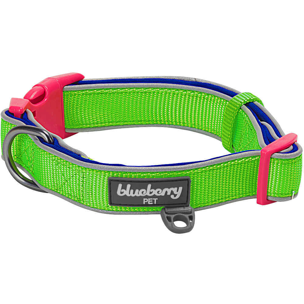 Blueberry Pet New Summer Hope 3M Reflective Neoprene Classic Padded Dog
