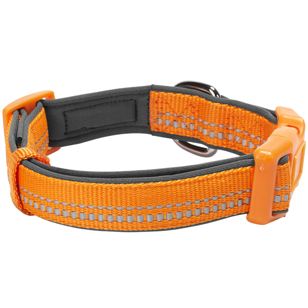Blueberry Pet 3M Reflective Neoprene Padded Dog Collar eBay