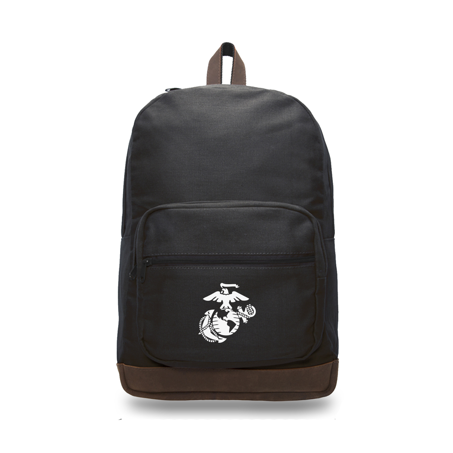 U.S. Marine Corps Semper Fidelis Backpack with Leather Bottom Accents