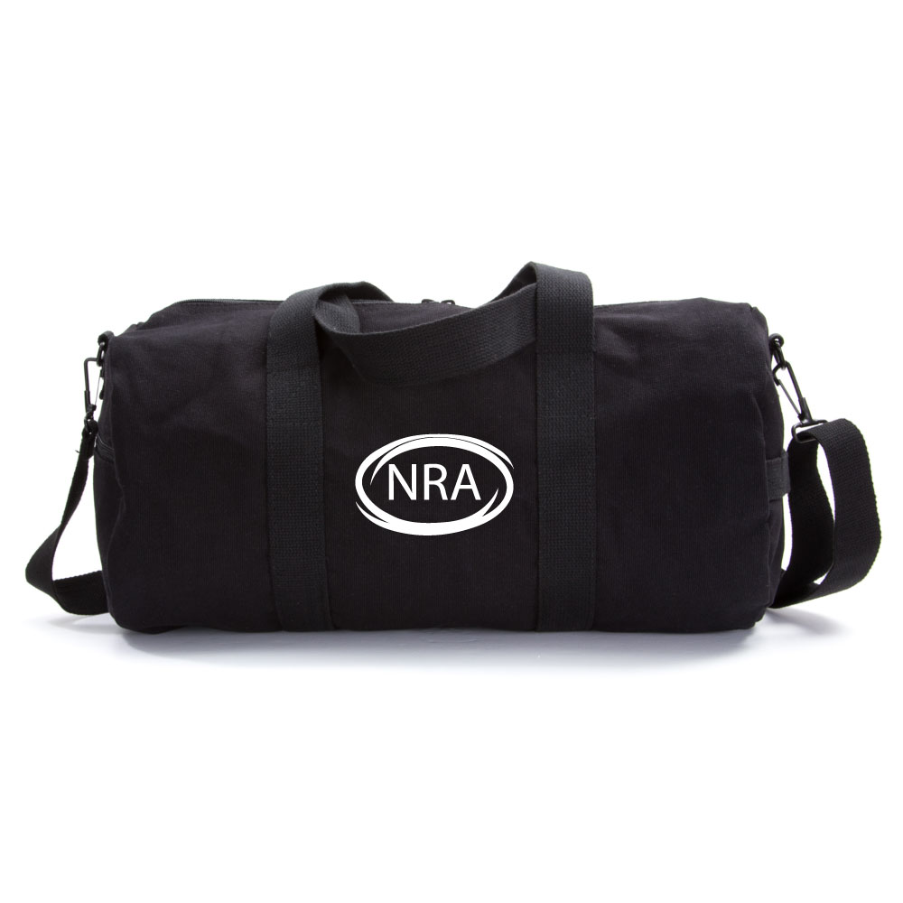 NRA National Rifle Association Army Sport Heavyweight Canvas Duffel Bag