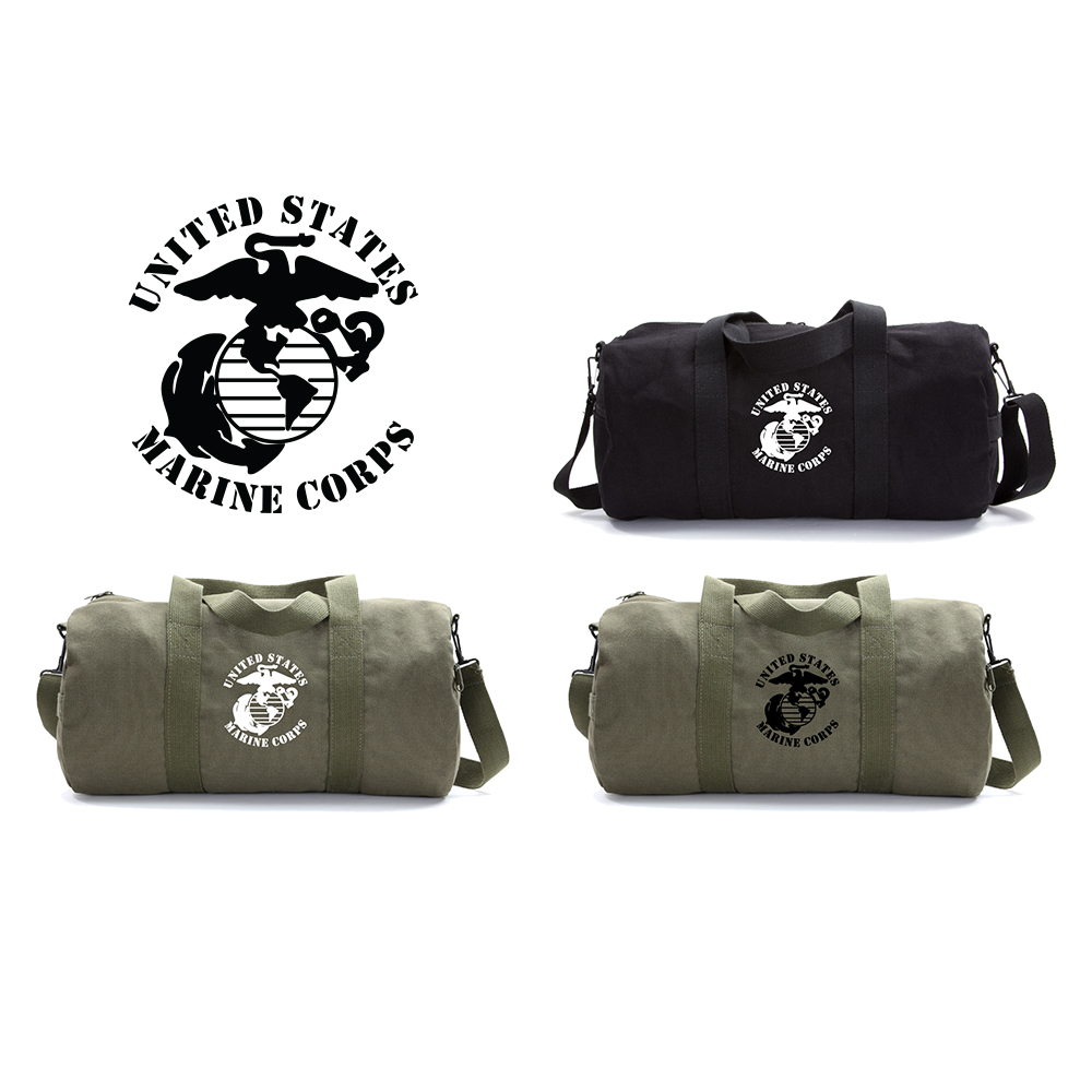 United States Marine Corps Army Sport Heavyweight Canvas Duffel Bag eBay