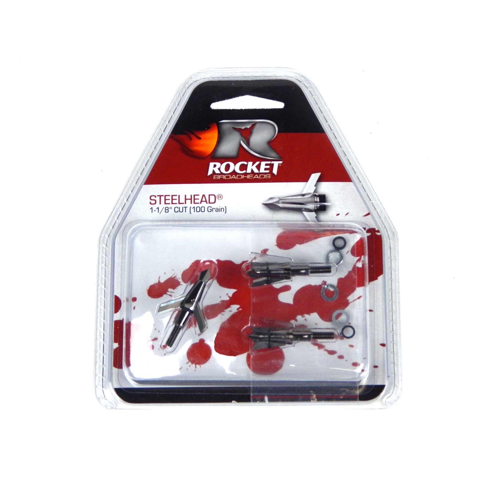Trophy Ridge AR100SH Rocket Steelhead Mechanical Broadhead 100 Grain