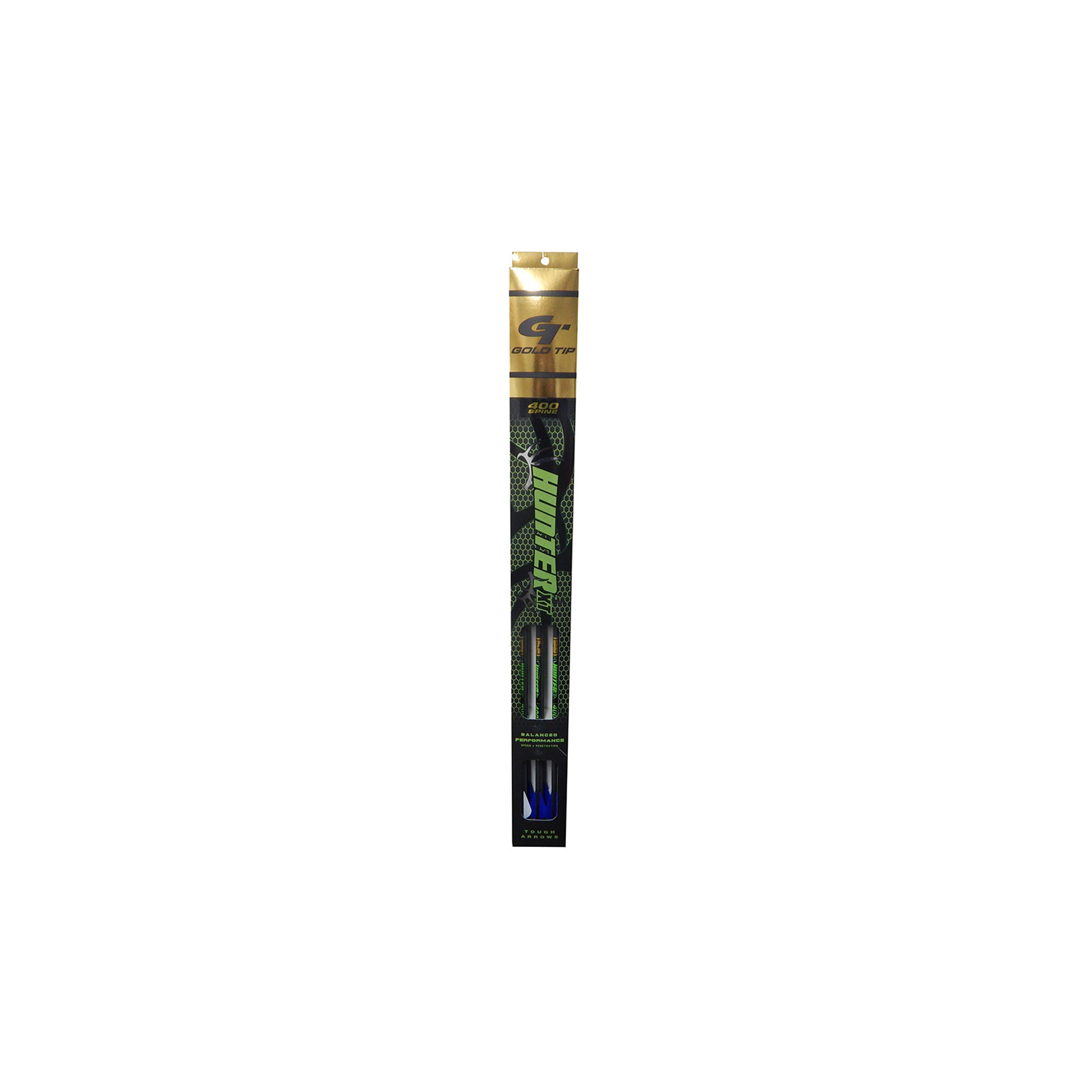Gold Tip HXT400A2 Hunter XT 400 Spine Arrows With 2 Gold Tip HXT400A2 Hunter XT 400 Spine Arrows With 2