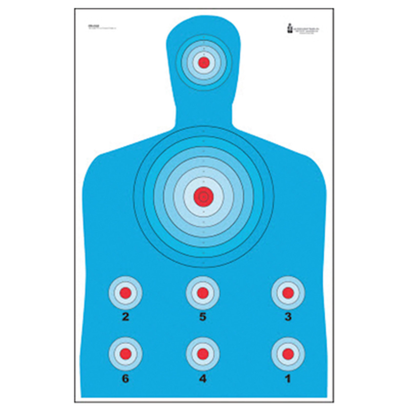 Law Enforcement Targets PRCQ1 High Visibility Fluorescent Silhouette