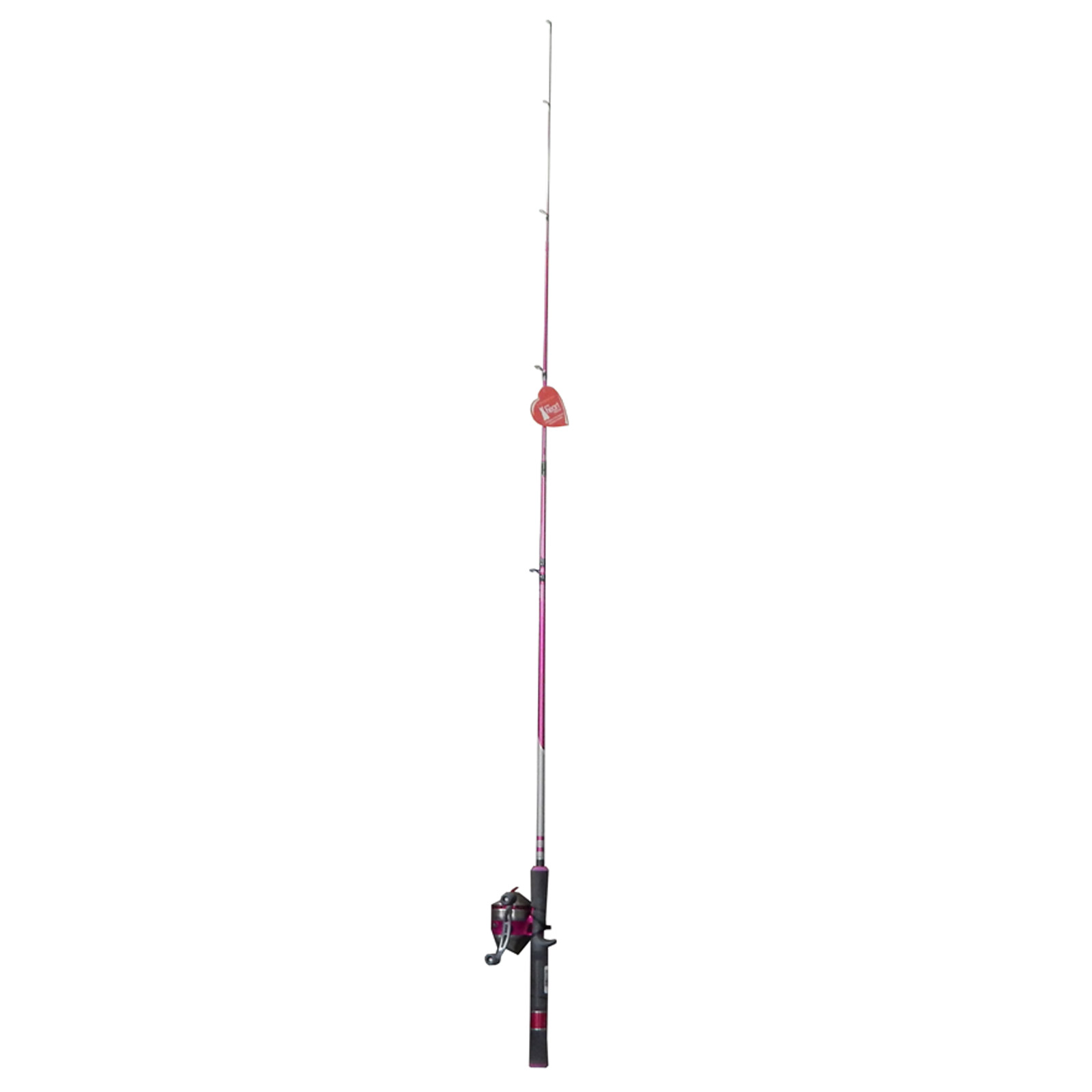 Zebco 33 Spincast 6'0 Fishing Rod & Reel Combo ME Pink, 33L602M 10C NS4