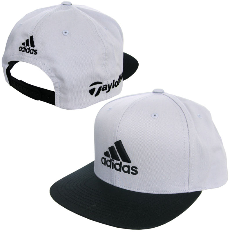 Adidas Golf Flat Bill Snap Back Adjustable Hat Cap eBay