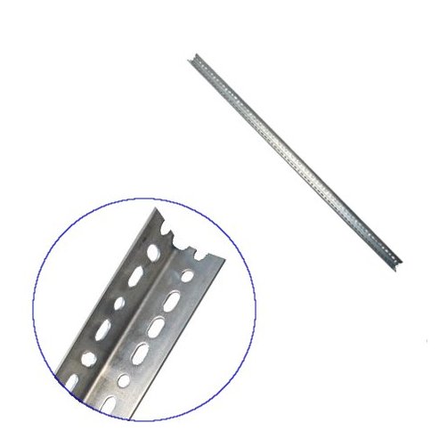 11/2" X 1/16" X 8' Galvanized Slotted Angle Iron (Available For Local Pick Up Only