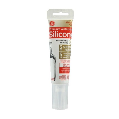 2.8 oz. Clear Kitchen & Bath Silicone II Sealant Squeeze Tube eBay