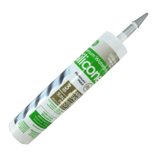 10.1 oz. Cartridge Gray Aluminum & Metal Silicone II Sealant eBay
