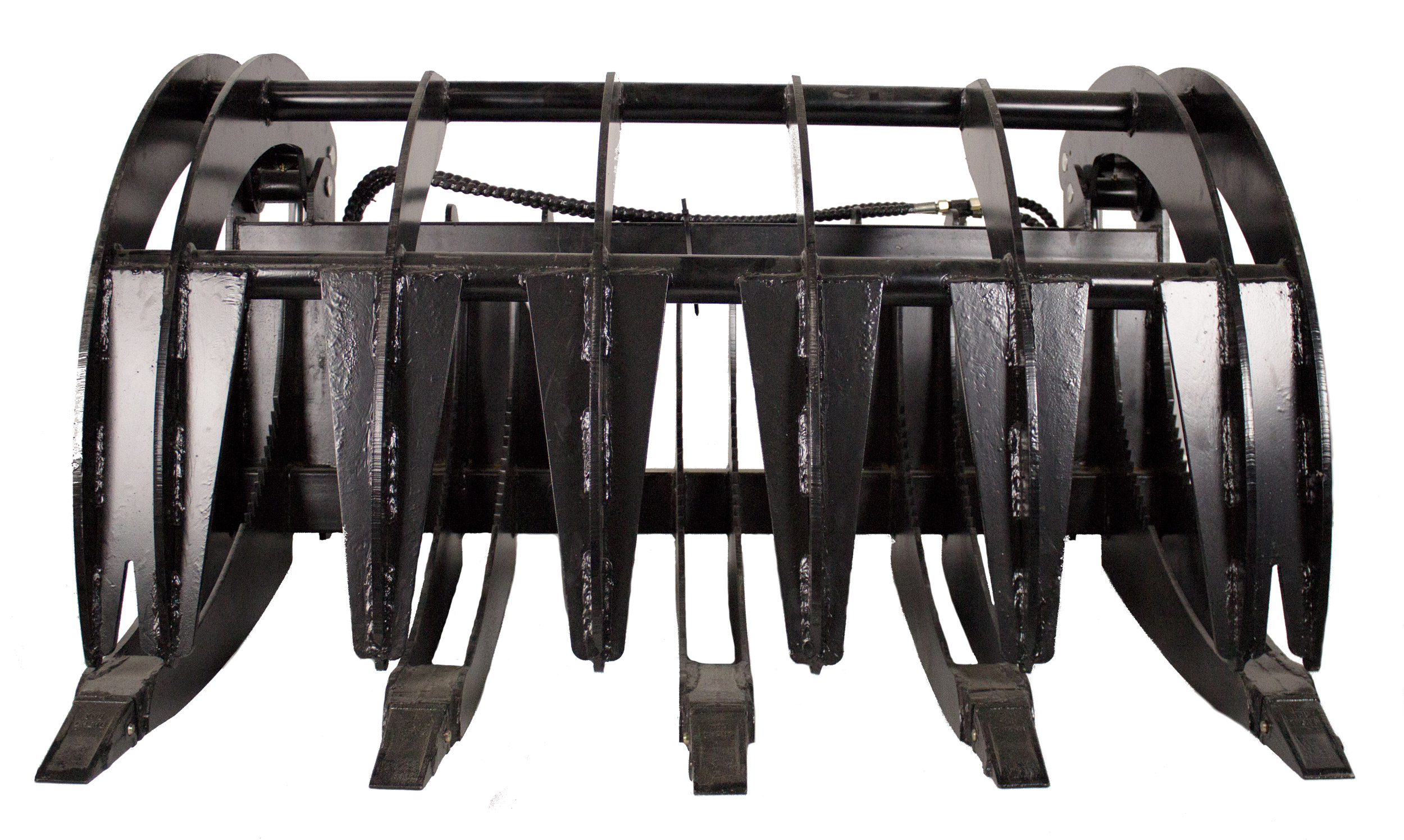 72" Extreme HD Root Grapple Rake Clamshell Attachment Bucket Skid Steer