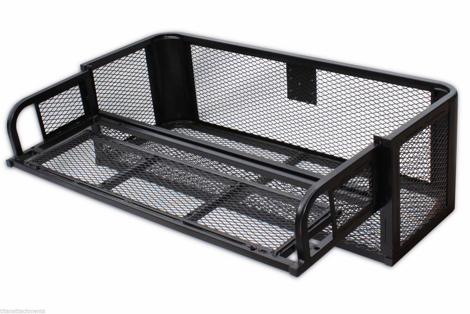 ATV UTV Universal Rear Drop Basket Rack Steel Cargo Hunting Titan DDB2010
