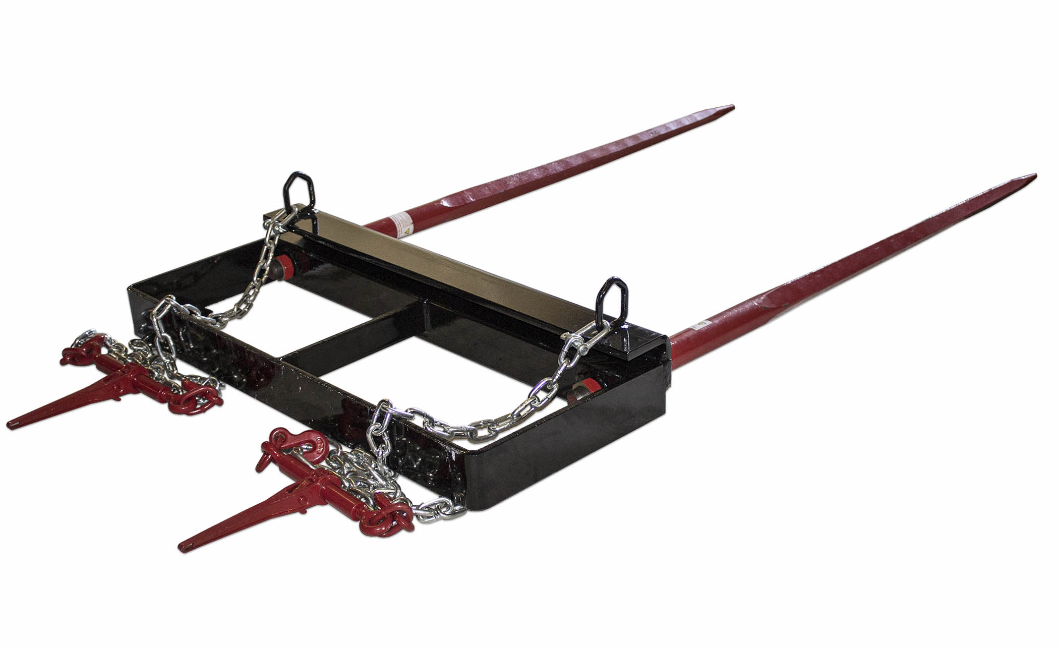 Bucket Dual 39" HAY Bale Spear Attachment Front Loader Tractor Skid