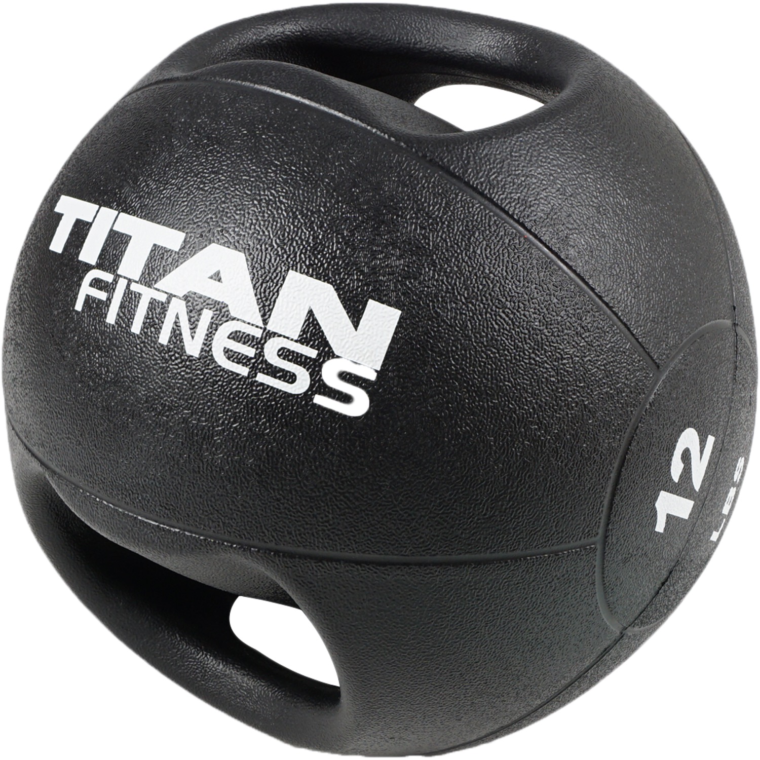 Titan Fitness Double Grip Medicine Ball 612lb Rubber Muscle Sport Therapy