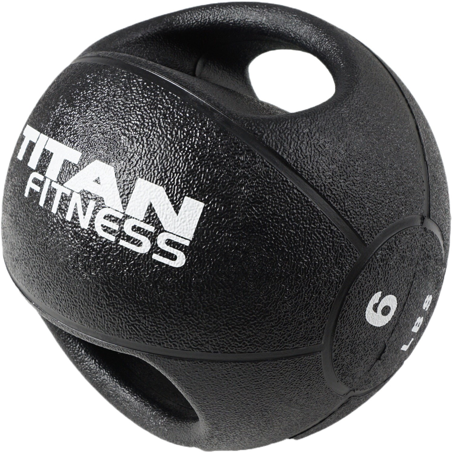 Titan Fitness Double Grip Medicine Ball 612lb Rubber Muscle Sport Therapy