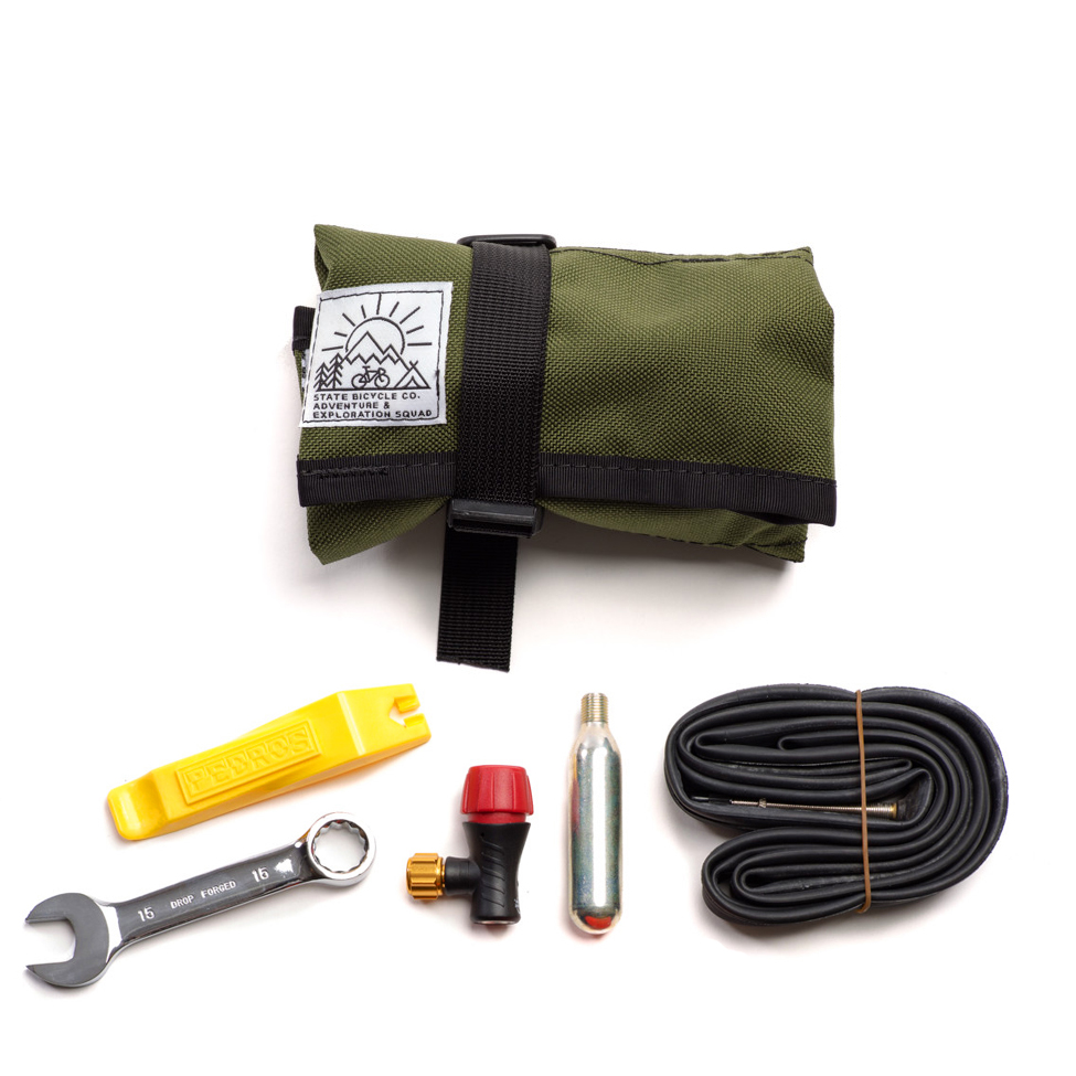 State Bicycle Co x Road Runner Bike Tool Roll Pouch and Tool Set