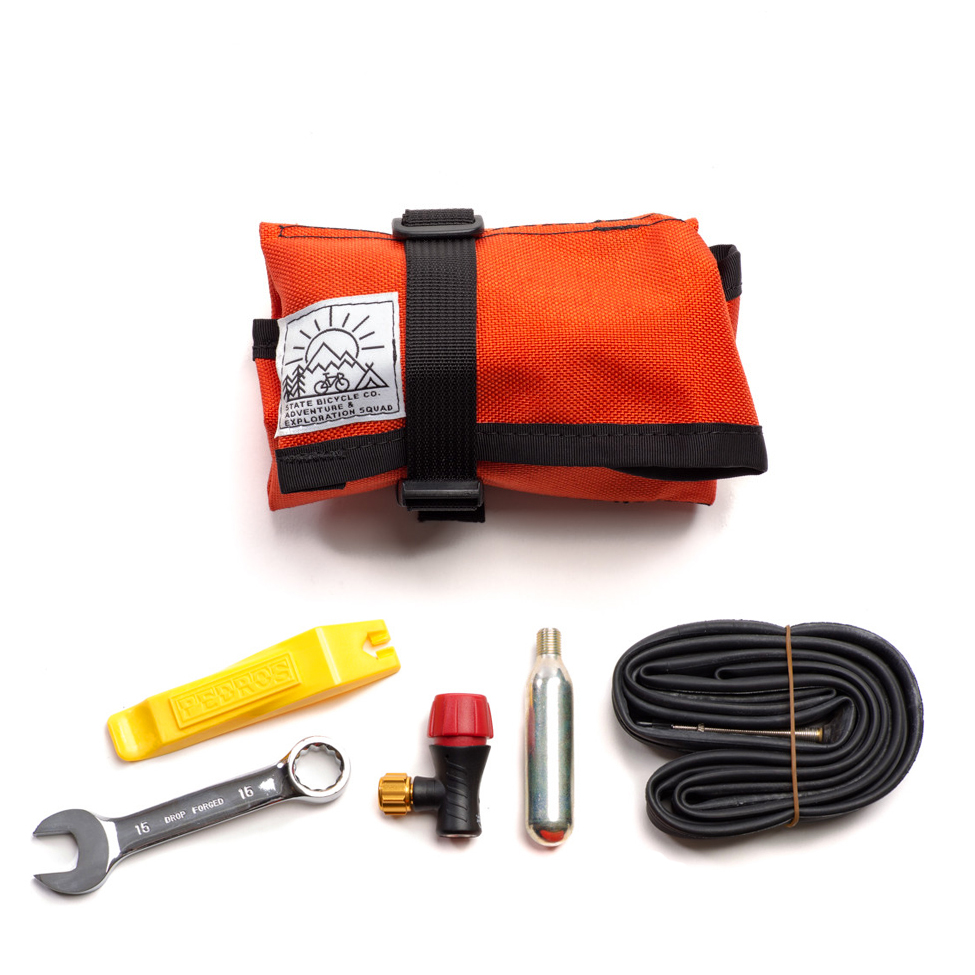 State Bicycle Co x Road Runner Bike Tool Roll Pouch and Tool Set