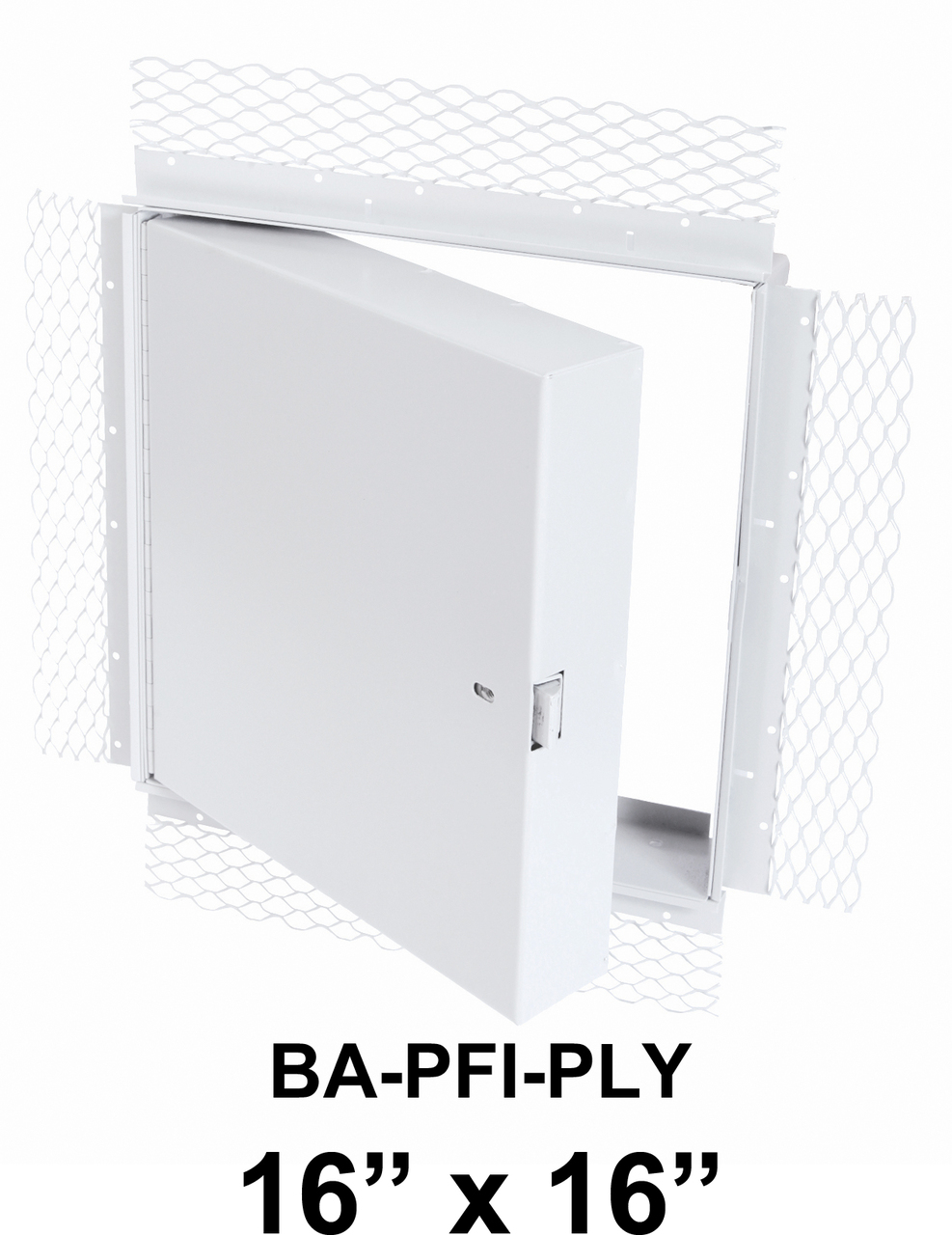 Fire Rated Access Door 16 x 16 BAPFIPLY Plaster Access Panel with Flange BEST Best Door