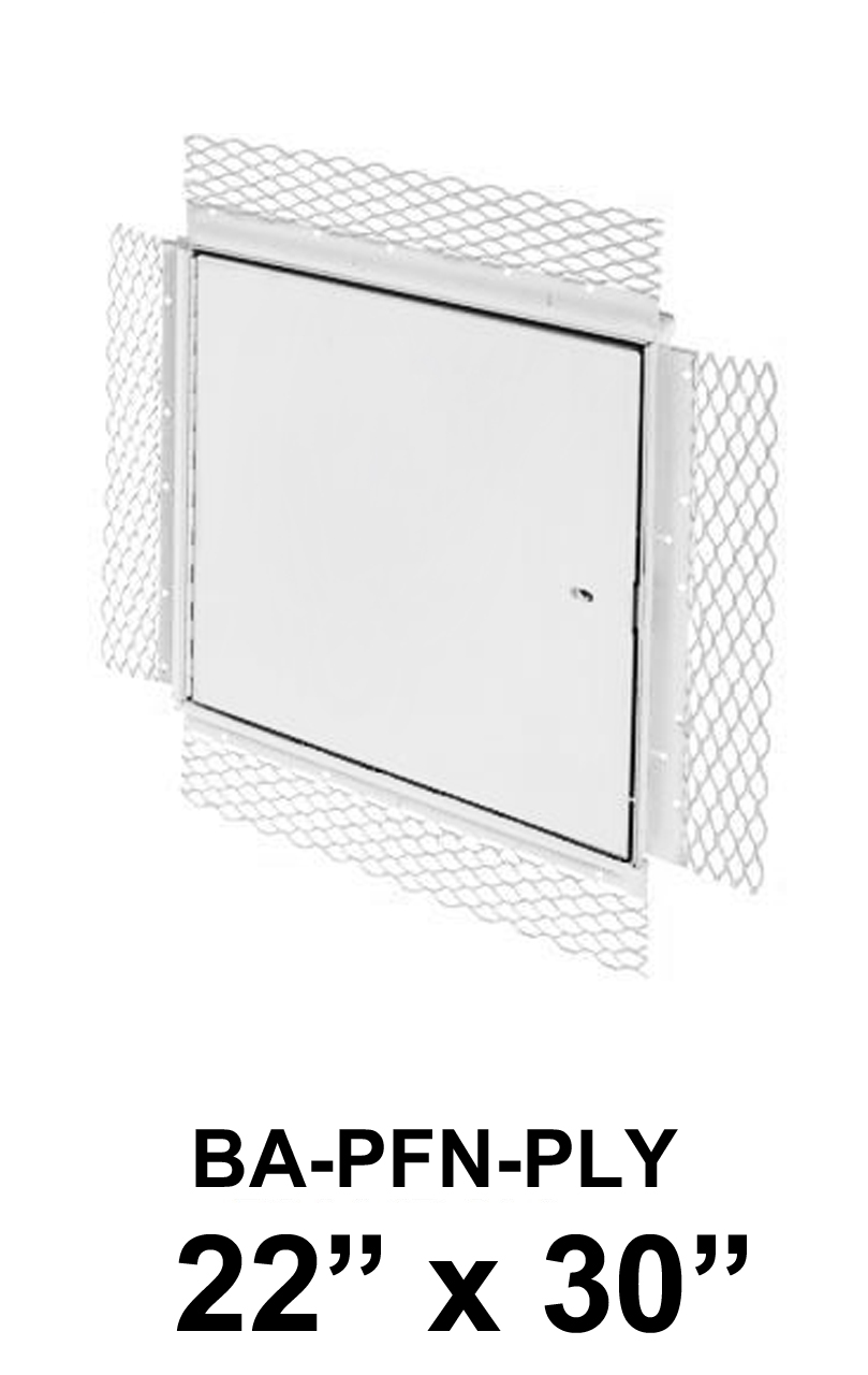 Best Access Doors Fire Rated BAPFNPLY 22 x 30 Drywall Access Panel